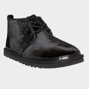 Ugg Neumel Black Velvet Men's Slipper Boots Size 9